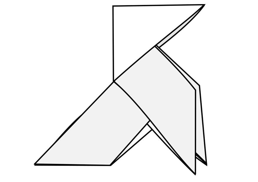 Malvorlage  Origami