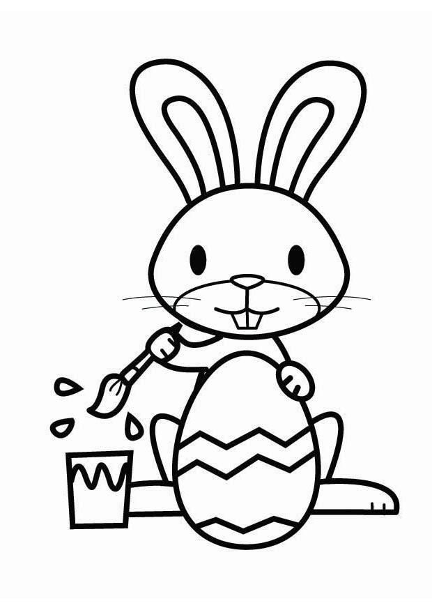 Malvorlage Osterhase - Kostenlose Ausmalbilder Zum Ausdrucken - Bild 26457.