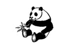 Malvorlage  Panda