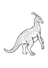 Malvorlage  Parasaurolophus