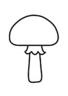 Malvorlage  Pilz