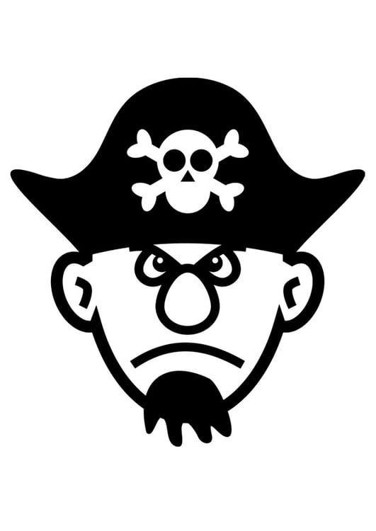 Malvorlage  Pirat