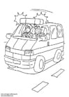 Malvorlage  Polizeiauto