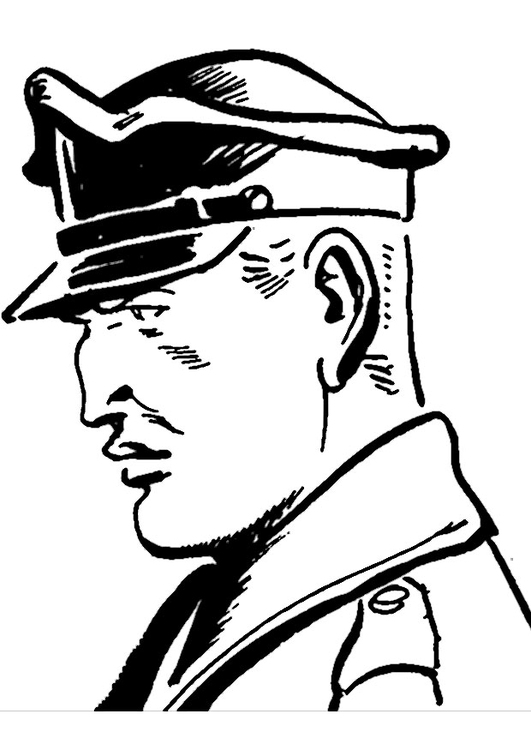 Malvorlage Polizist Kostenlose Ausmalbilder Zum Ausdrucken Bild 10086