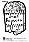 Malvorlagen Popcorn
