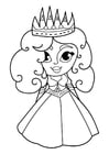 Malvorlage  Prinzessin