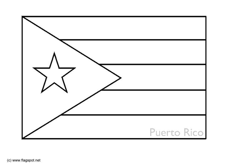 Malvorlage  Puerto Rico