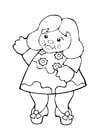 Malvorlage  Puppe