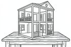 Puppenhaus aus Holz
