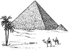 Malvorlage  Pyramide