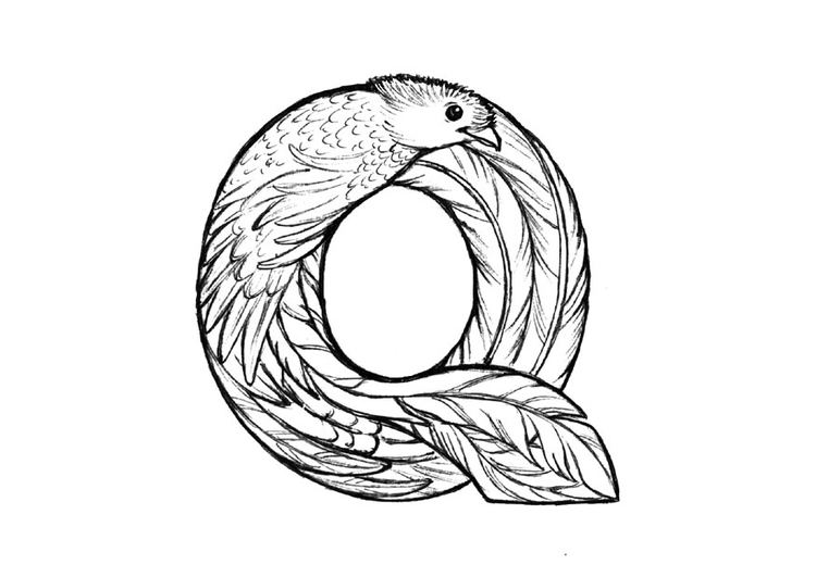 Malvorlage  q-quetzal