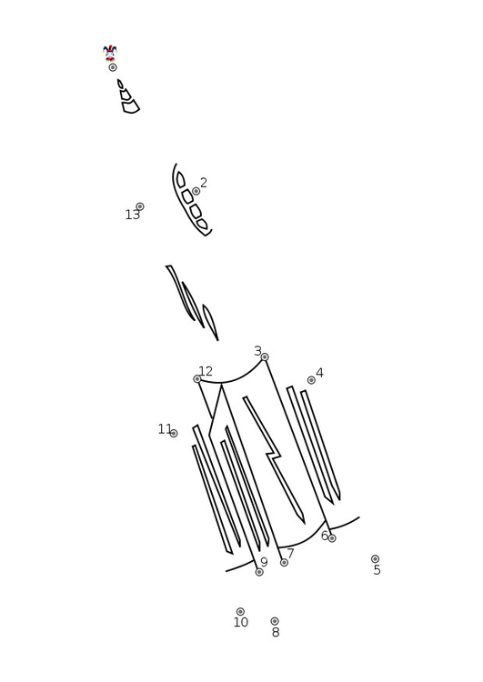 Malvorlage  Rakete