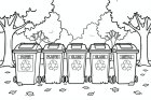 Malvorlage recyceln