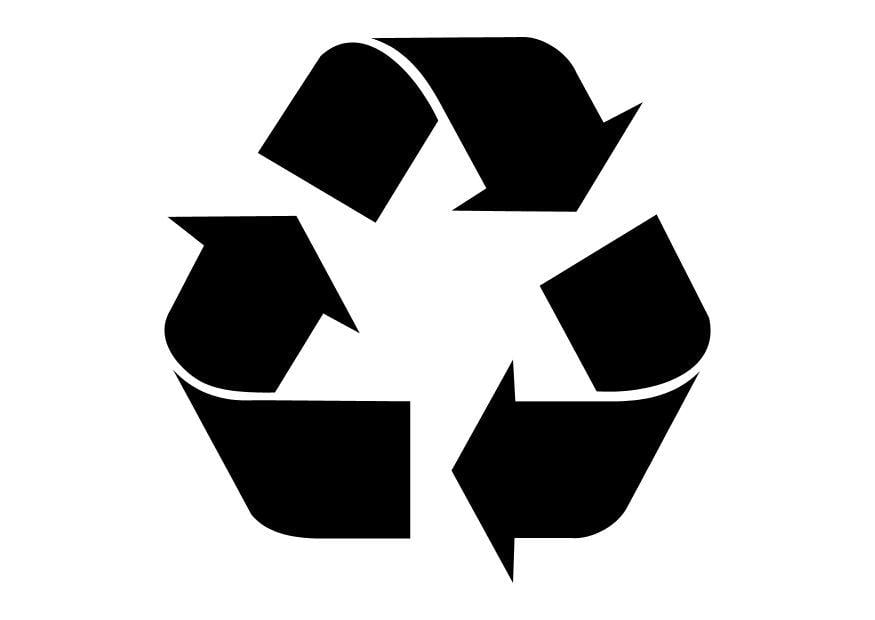 Malvorlage  recyclen