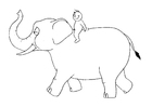 07b. Ritt auf dem Elefanten