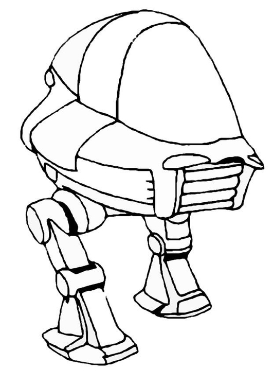 Malvorlage  Roboter