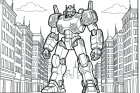 Malvorlage roboter