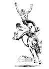 Malvorlage rodeo