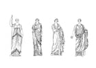 Malvorlagen Römische Frauen