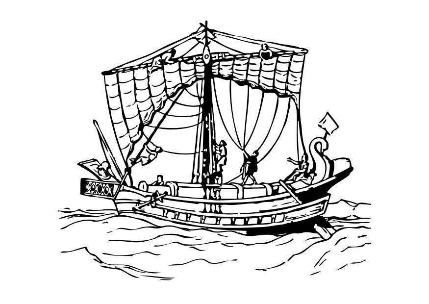 malvorlage römisches boot  kostenlose ausmalbilder zum