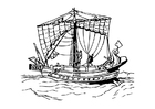 Malvorlagen römisches Boot
