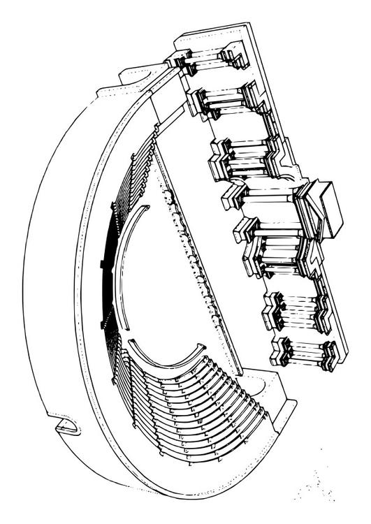 Malvorlage römisches Theater Ausmalbild 29746.
