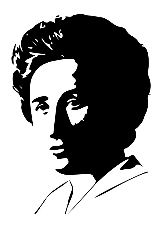 Malvorlage  Rosa Luxemburg
