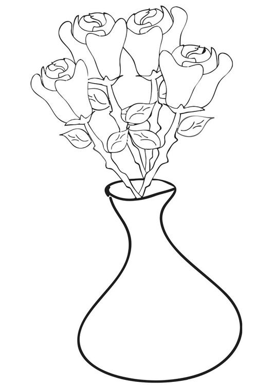 Rosen in Vase