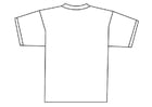 Malvorlage  RÃ¼ckseite vom T-Shirt