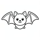 süße Halloween-Fledermaus