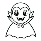 süßer Halloween-Vampir