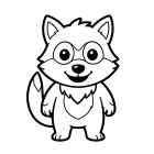 süßer Halloween-Werwolf