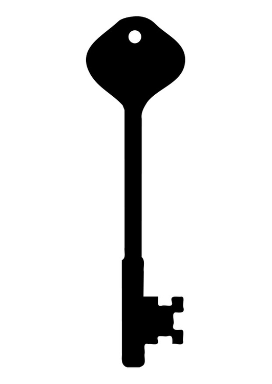 Malvorlage Schlüssel - Kostenlose Ausmalbilder Zum Ausdrucken - Bild 19250. Illustration 