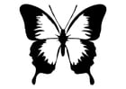 Malvorlage  Schmetterling