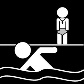 Malvorlage  Schwimmunterricht