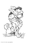 Malvorlage  Scouthund
