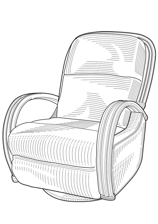 Malvorlage  Sessel