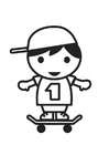 malvorlage Skater
