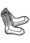 Malvorlage  Socken