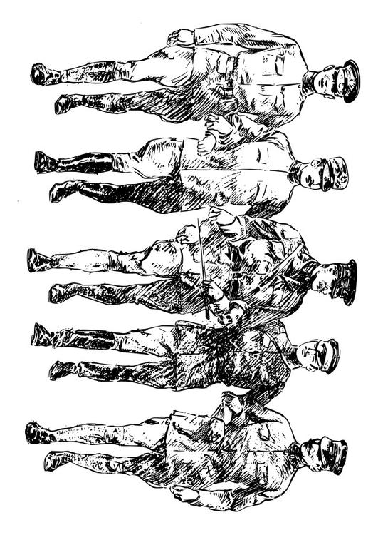 Soldaten aus dem 1. Weltkrieg