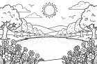 Sommerszene