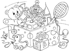 malvorlage Spielzeug