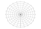 Malvorlage  Spinnennetz