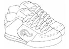 Malvorlage  Sportschuhe