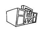 Malvorlage stereoanlage
