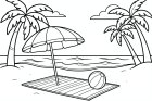 Strandszene