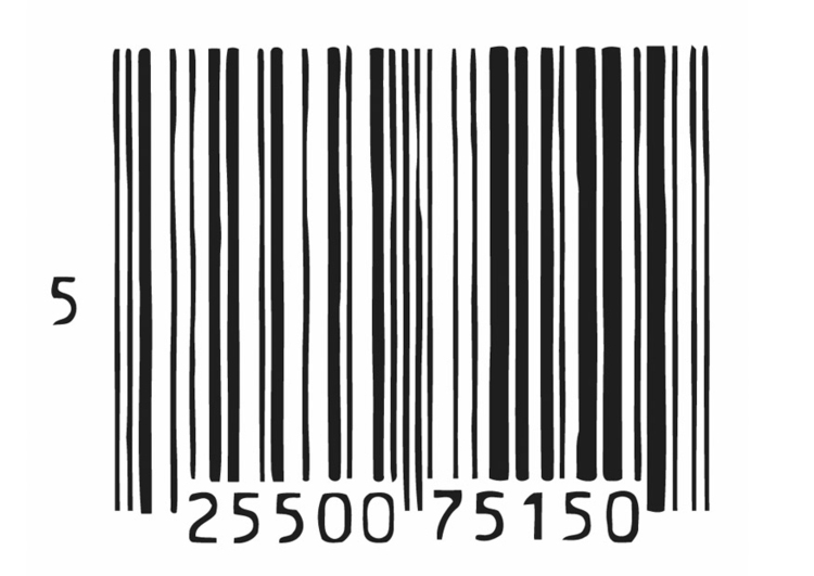 Malvorlage  Strichcode