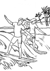 malvorlage surfen