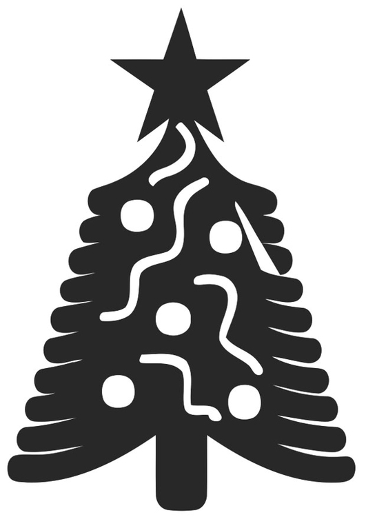 Malvorlage  Tannenbaum