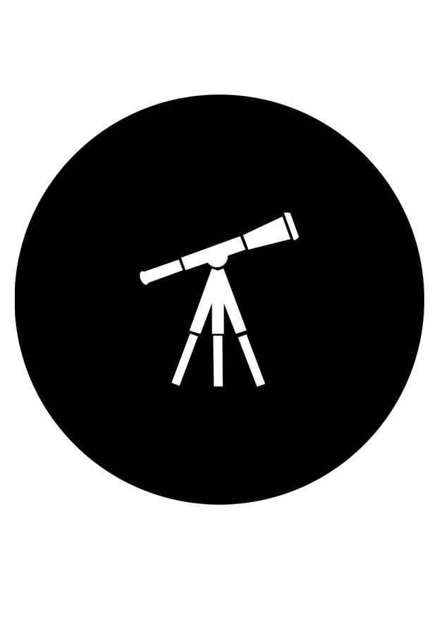 Malvorlage  Teleskop